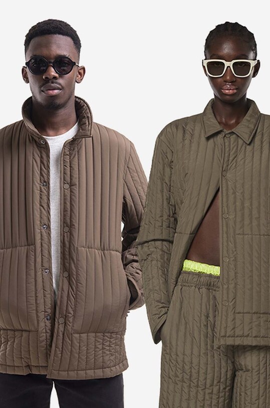 Rains jacket Liner Shirt Jacket other brown 18610.WOOD