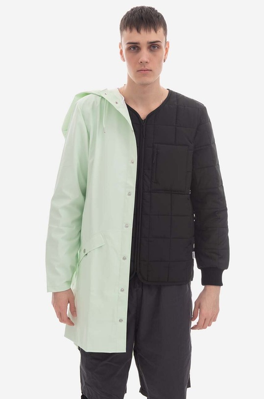 Rains jacket Essential Long Jacket blue 12020