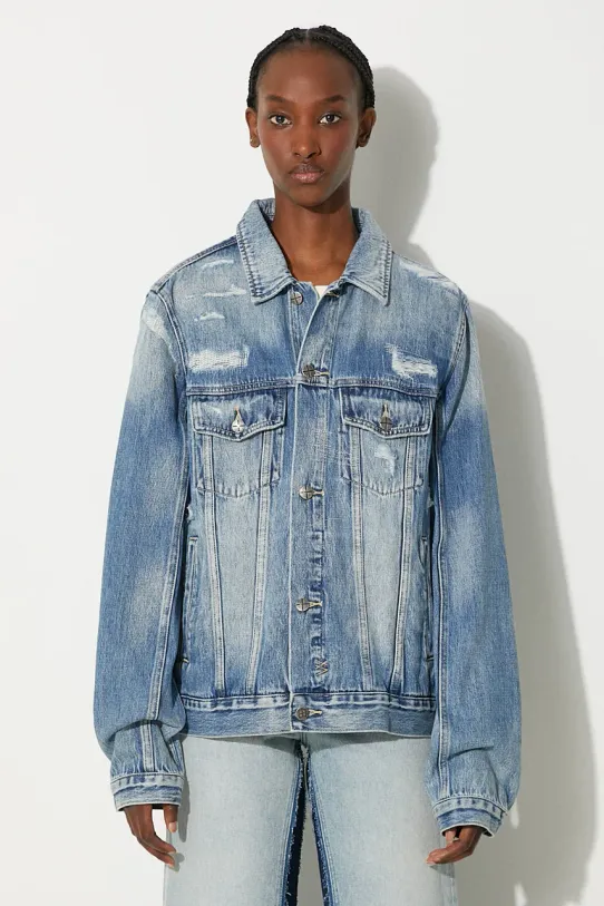 KSUBI denim jacket non-insulated blue MSP23JK002