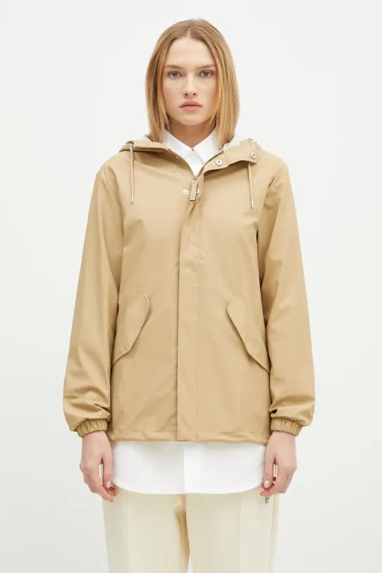 Μπουφάν Rains χωρίς μόνωση μπεζ 18010.