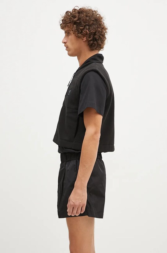 Rains vest Fleece W 18500. black AA00
