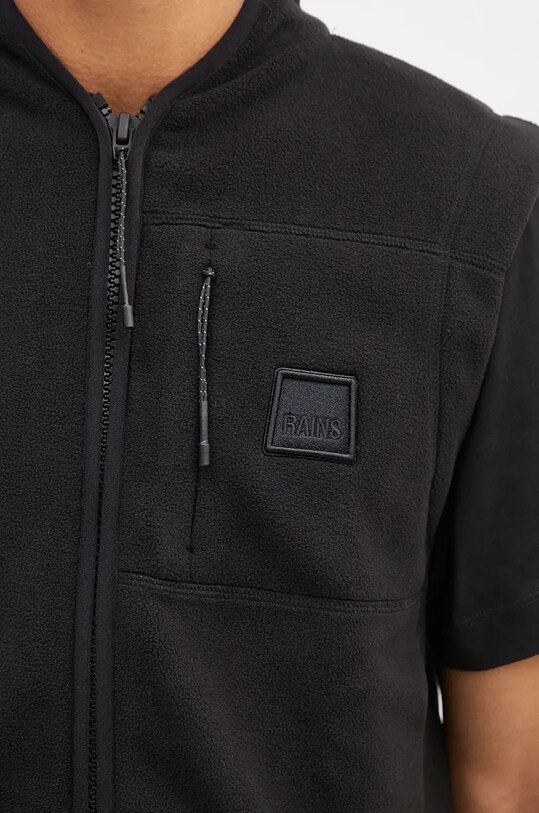 Rains vest Fleece W black 18500.