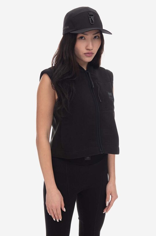 Rains vestă Fleece W 18500. negru