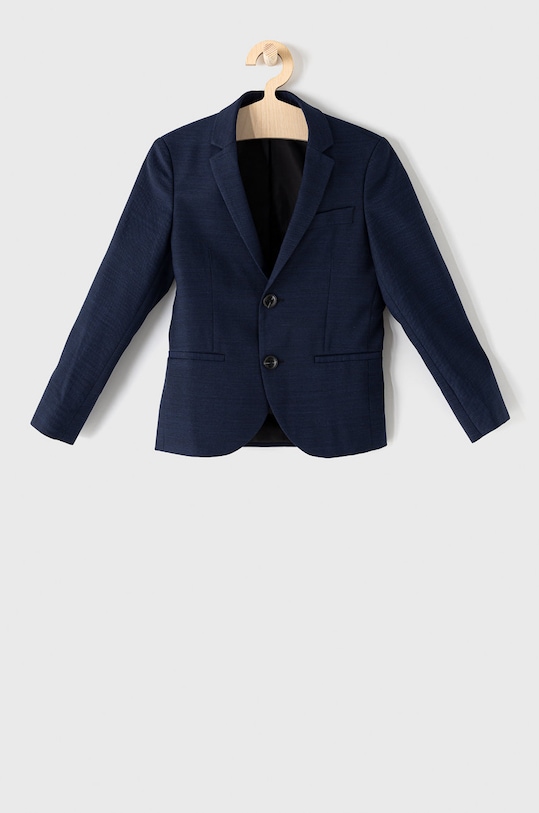 Jack & Jones gyerek zakó gyapjú szállal sötétkék 12182245