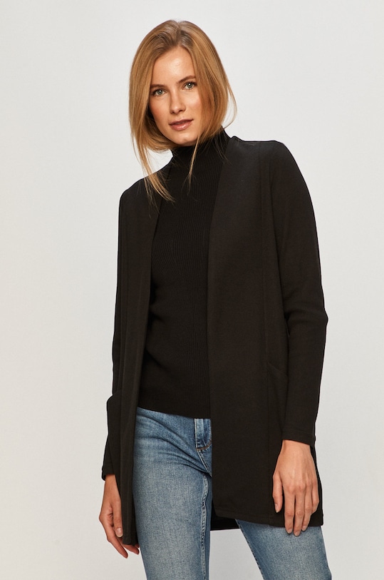Vila - Marynarka dzianina czarny 14052544