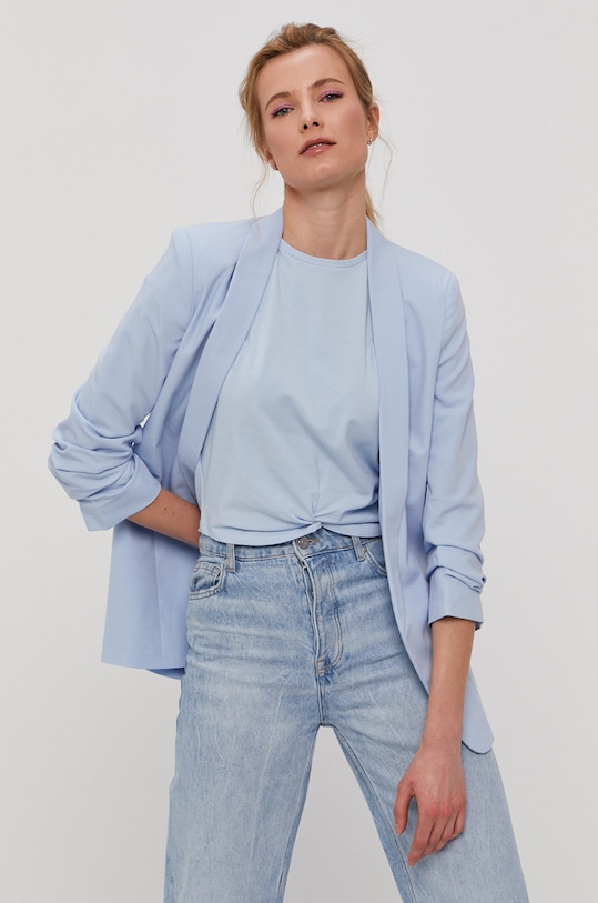 Pieces Marynarka tkanina niebieski 17090996