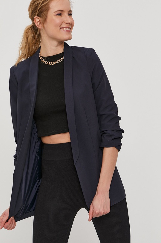 Pieces Marynarka 17090996 granatowy