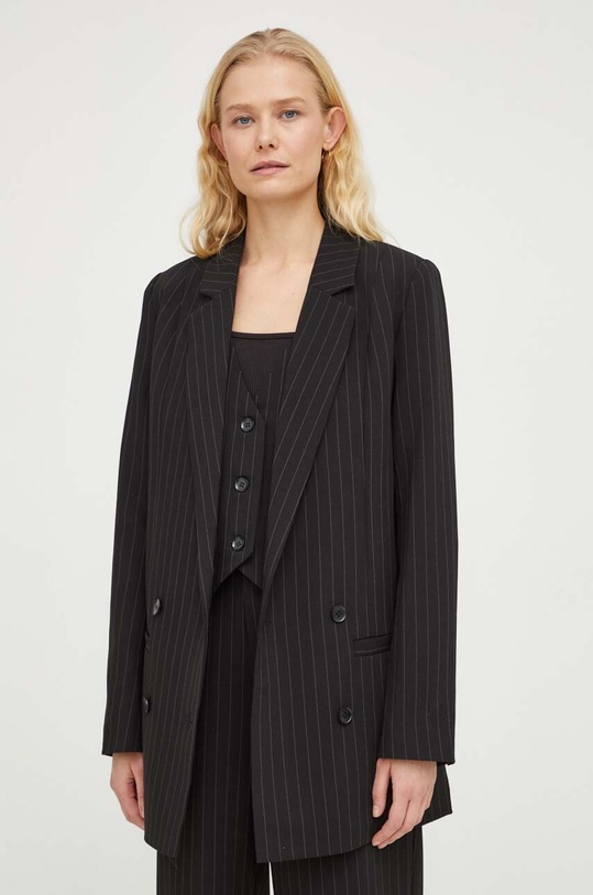 Gestuz marynarka tkanina czarny 10909019