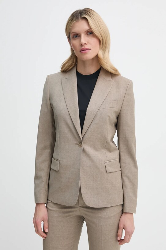 Vlnené sako Filippa K látka béžová 29107.FK