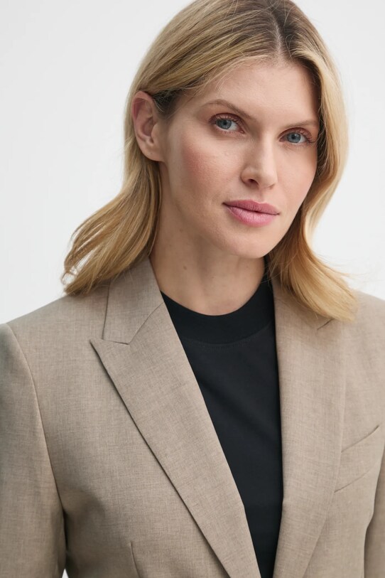 Vlnené sako Filippa K béžová 29107.FK