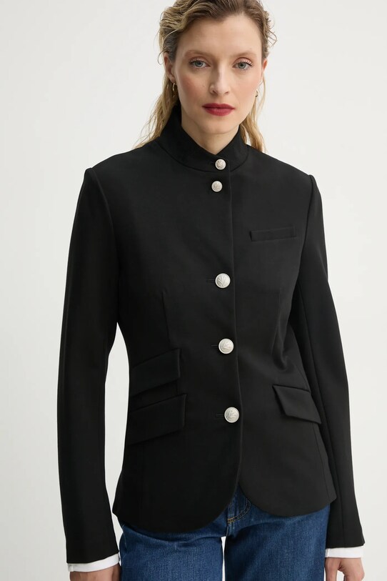 Rag & Bone marynarka dzianina czarny WAW23S4026A926