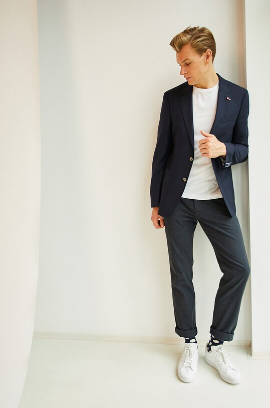 Tommy Hilfiger Tailored - Піджак темно-синій TT0TT02318