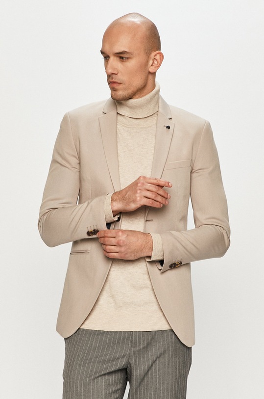 Premium by Jack&Jones - Marynarka tkanina beżowy 12167724
