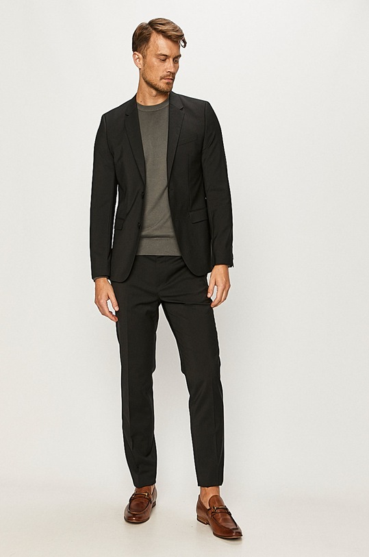 HUGO - Marynarka Extra Slim 50370301.NOS 50370301.NOS czarny AA00