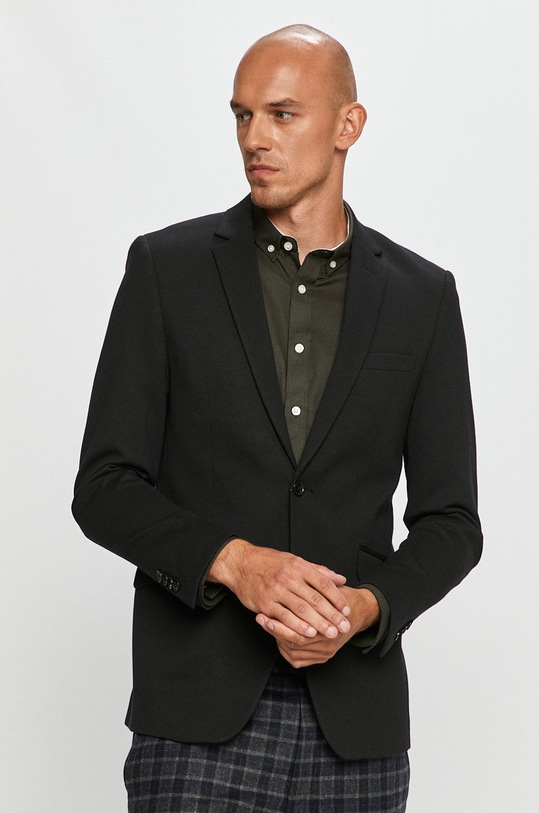 Clean Cut Copenhagen - Marynarka tkanina czarny CC1680.Black01