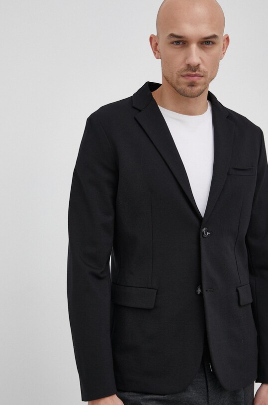 Sako Emporio Armani jednofarebný čierna 8N1G81.1JEZZ.NOS
