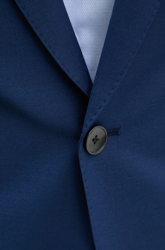 Вълнено сако BOSS 50482734 син