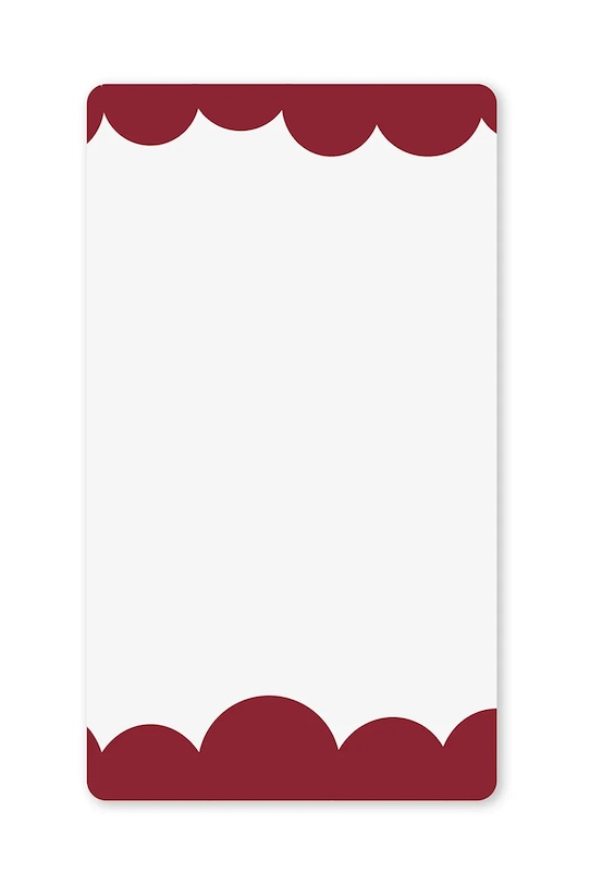 Byon oglinda de perete Bubbly S rosu 5299001706