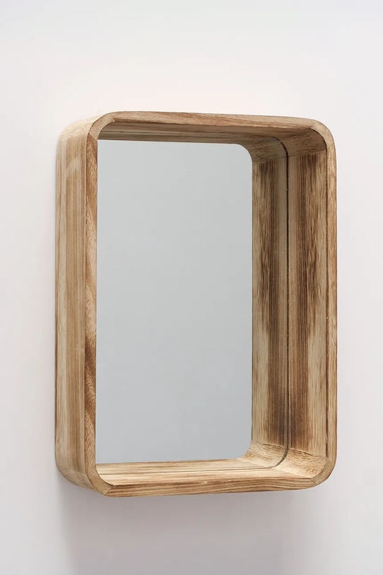 Boltze lustro ścienne Georgina 40 x 30 cm 2061181 beżowy AA00