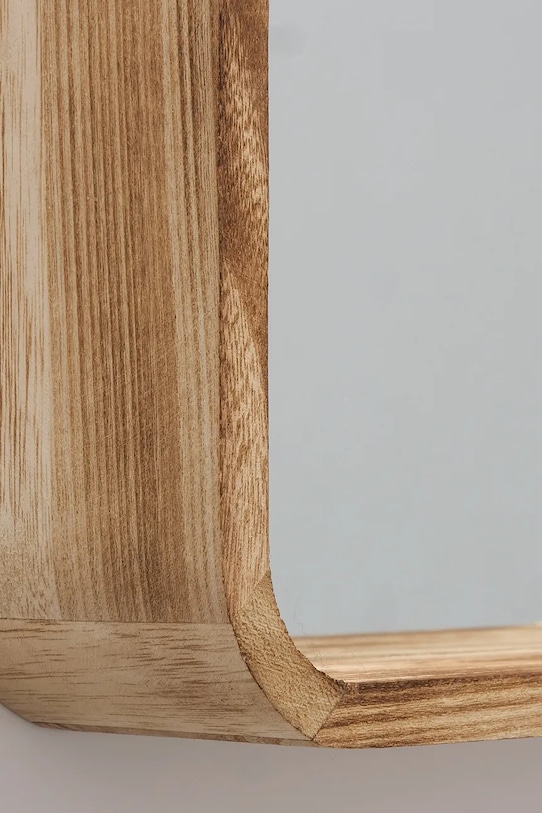 Salon i sypialnia Boltze lustro ścienne Georgina 40 x 30 cm 2061181 beżowy