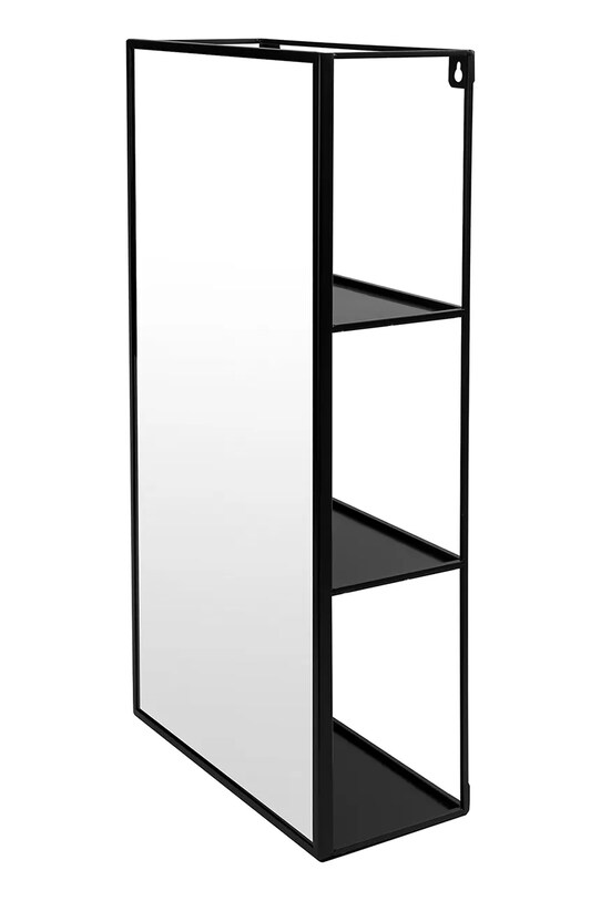 Salon i sypialnia Umbra półka łazienkowa z lustrem Cubiko 1009654.040 czarny