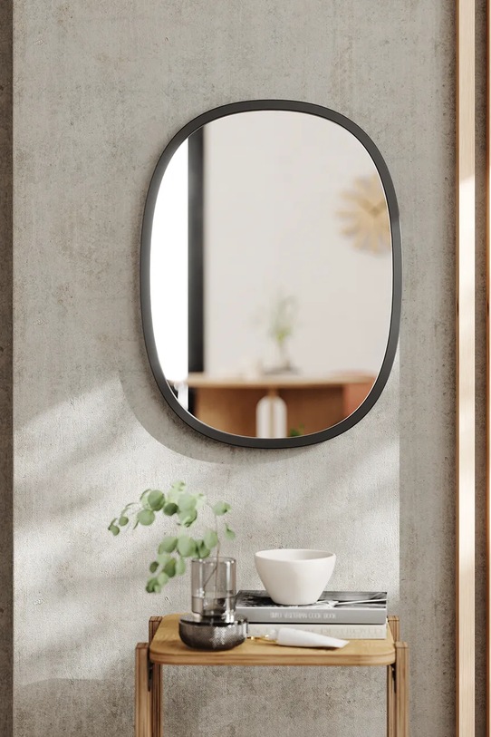 Umbra lustro ścienne Hub 46 x 61 cm czarny 1013765.040