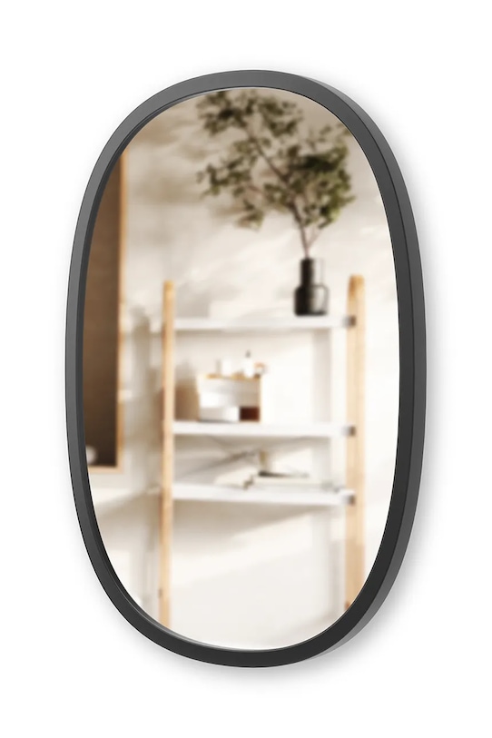 Umbra lustro ścienne Hub 46 x 61 cm 1013765.040 czarny AA00