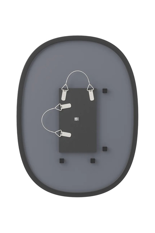 Salon i sypialnia Umbra lustro ścienne Hub 46 x 61 cm 1013765.040 czarny