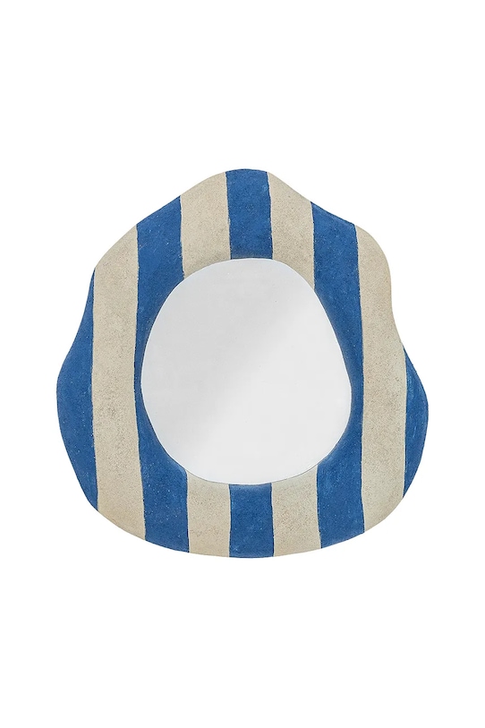 Bloomingville lustro ścienne Travis 39,5 x 38,5 x 3,5 cm niebieski 82063004