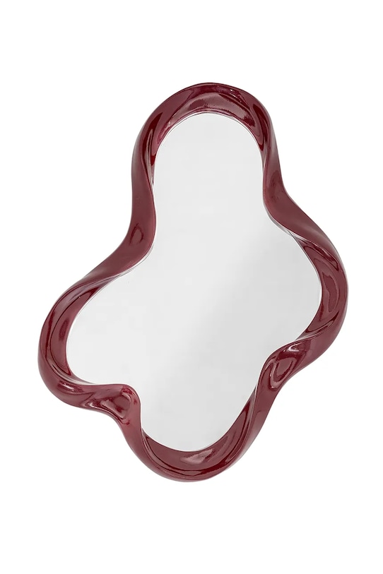 Вітальня та спальня Настінне дзеркало Bloomingville Violeta 47 x 61,5 x 7 cm 82065147 червоний