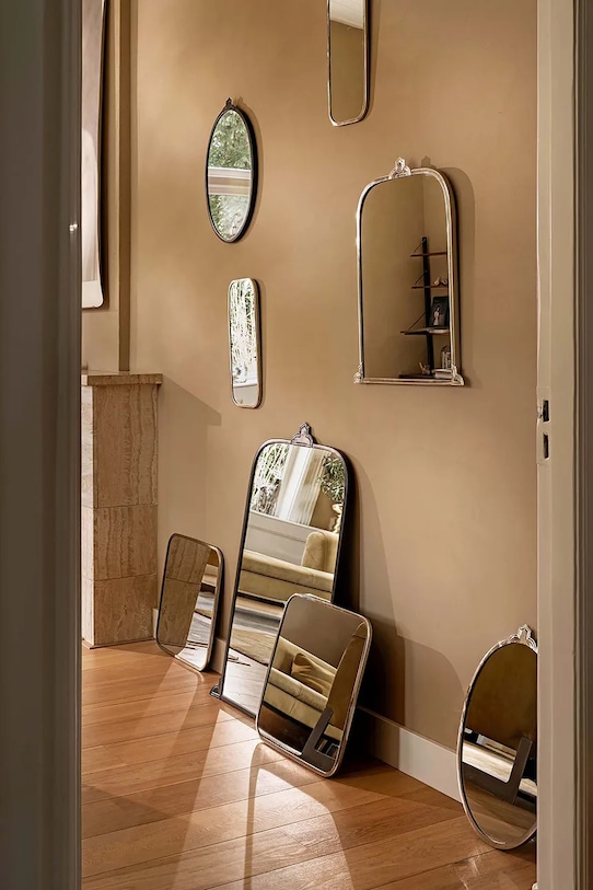 vtwonen lustro ścienne Silver 20 x 45 x 1 cm szary 52093229