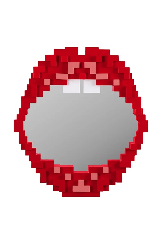 Seletti lustro ścienne 46,5 x 3,6 cm czerwony 17053