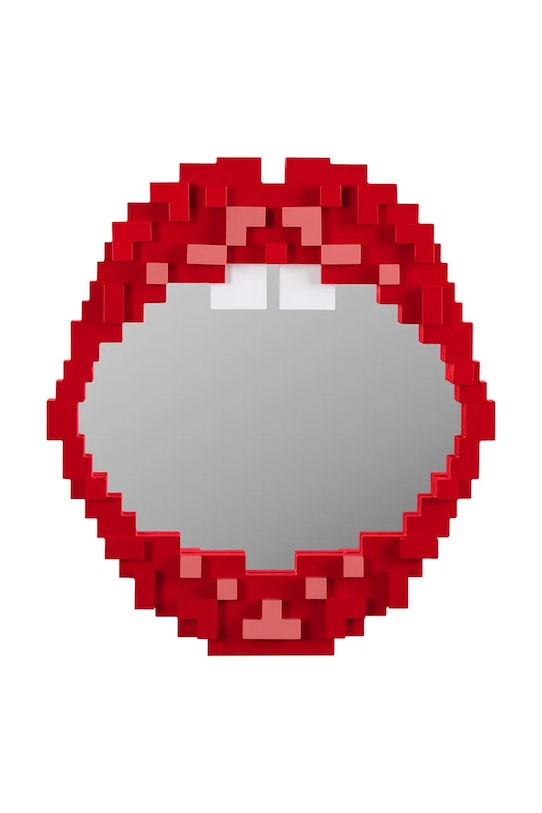 Seletti lustro ścienne 46,5 x 3,6 cm czerwony 17053