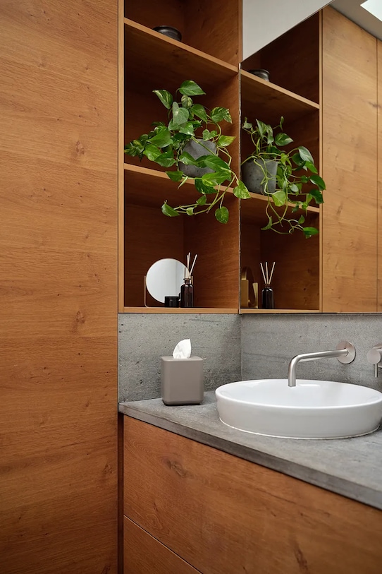 Zone Denmark lusterko stojące Ume 19 x 19 cm żółty 36630