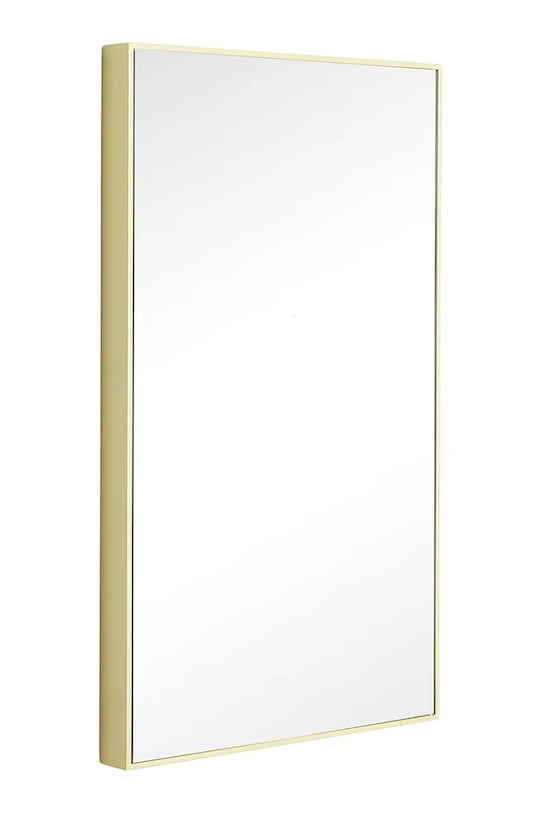 Hübsch lustro ścienne Shine 32 x 4 x 55 cm żółty 21505