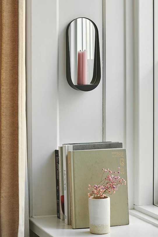 Gejst lustro ścienne ze stali nierdzewnej 28 x 6,5 cm G10400 czarny AA00