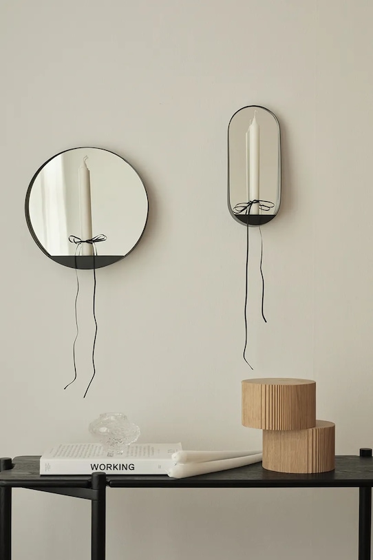 Gejst lustro ścienne ze stali nierdzewnej 28 x 6,5 cm G10400 czarny