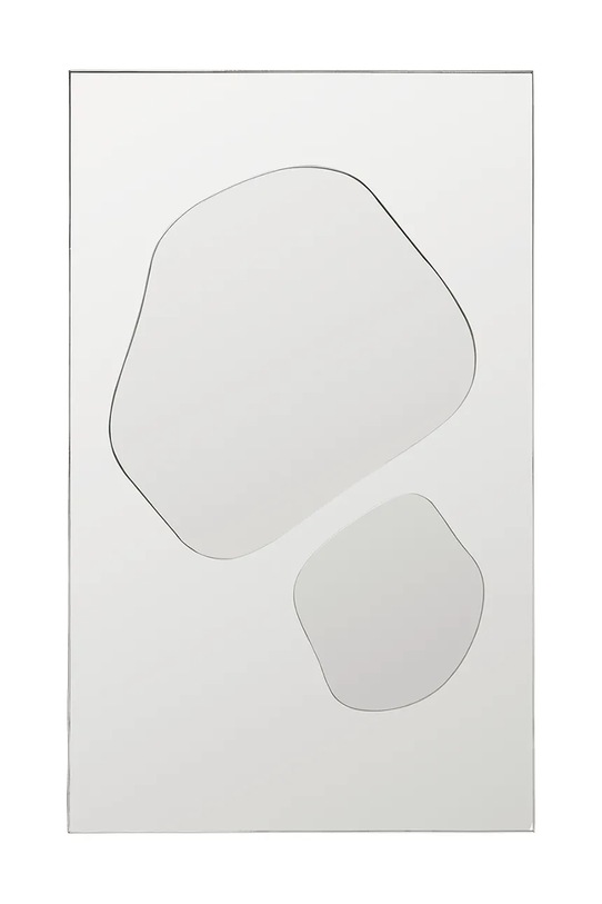Ferm Living lustro ścienne 82 x 50 x 1,7 cm srebrny 1104272080