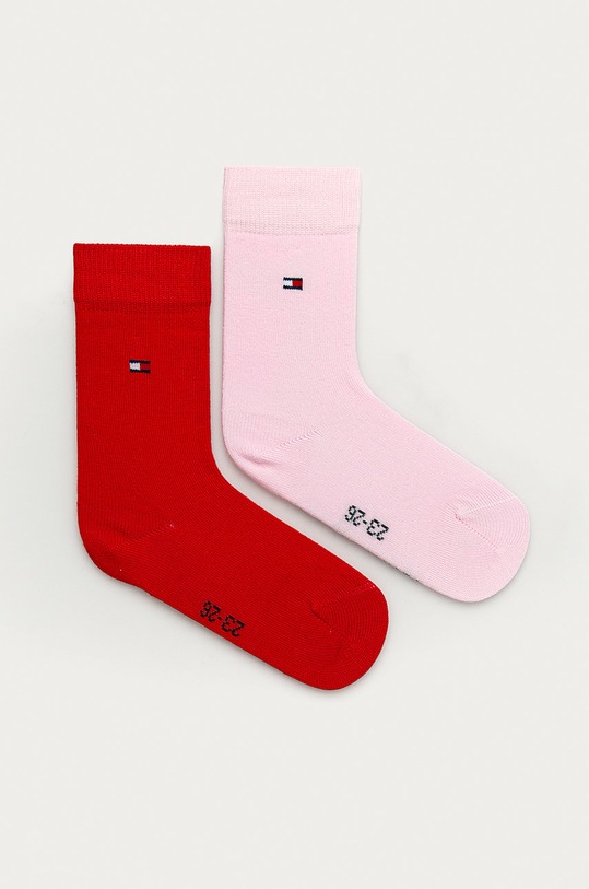 Tommy Hilfiger skarpetki dziecięce (2-pack) 391334 skarpetki długie czerwony 391334