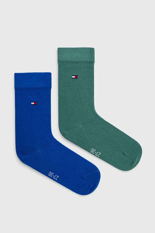 Tommy Hilfiger skarpetki dziecięce (2-pack) 391334 skarpetki długie zielony 391334