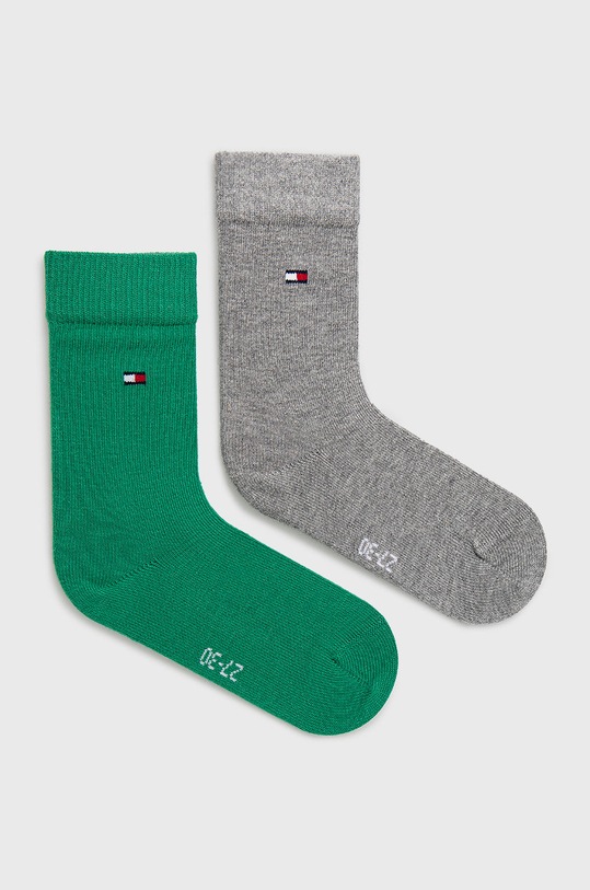 Tommy Hilfiger sosete copii (2-pack) sosete lungi verde 391334
