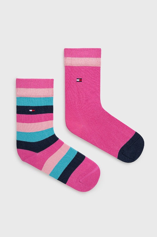 Detské ponožky Tommy Hilfiger dlhé ponožky ružová 354009001