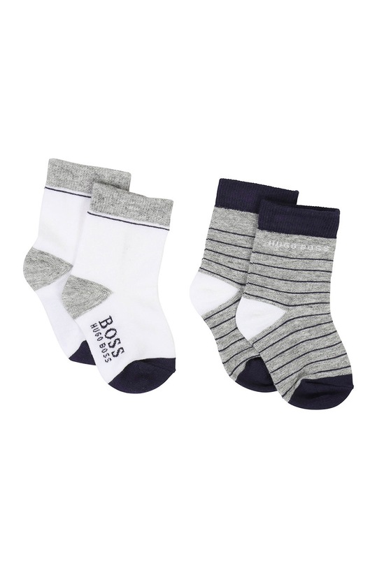 Boss - Dětské ponožky (2-pack) krátké ponožky bílá J00Z01