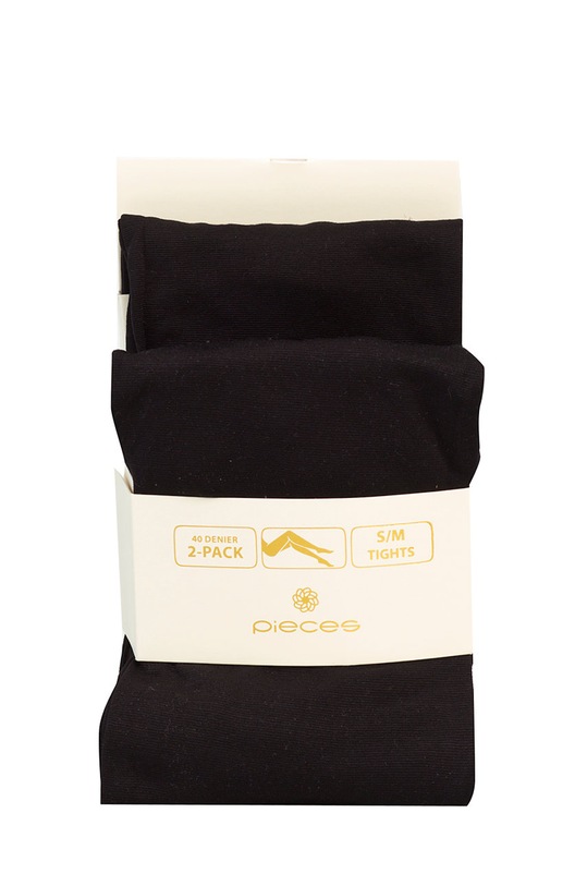 Pieces - Dres 40 Den (2 -Pack) 2-pack negru 17056521