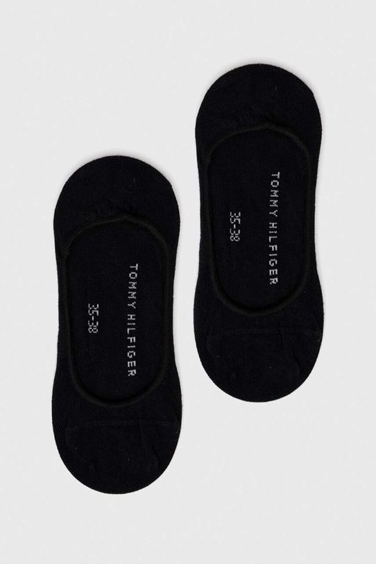Tommy Hilfiger - Μικρές κάλτσες (2-pak) κοντές κάλτσες μαύρο 343025001