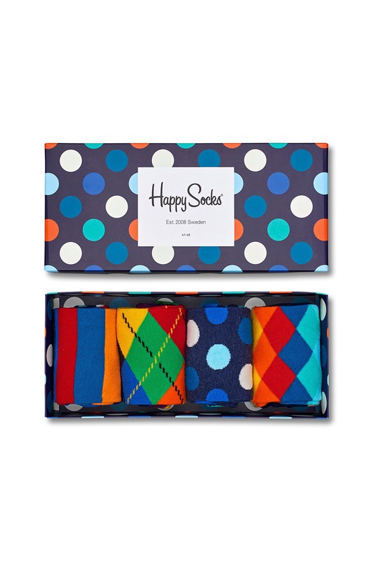 Happy Socks - Ponožky Mix Gift Box (4-pak) viacfarebná XMIX09.6000.D