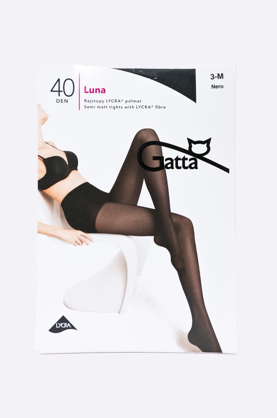 Gatta - Punčochy Luna černá luna.40