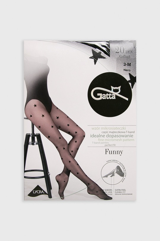 Gatta - Rajstopy Funny czarny FUNNY.6.