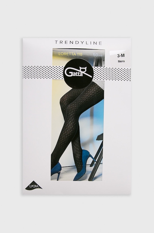 Gatta - Ciorapi negru RAJSTOPY.LORETTA.118