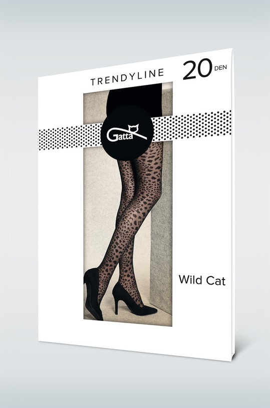 Gatta - Ciorapi Wild Cat 20 Den wild.cat.02 negru AA00